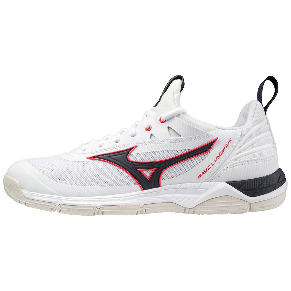 Scarpe Volley Mizuno Wave Luminous Donna - Bianche/Rosse - 92056-AEYF